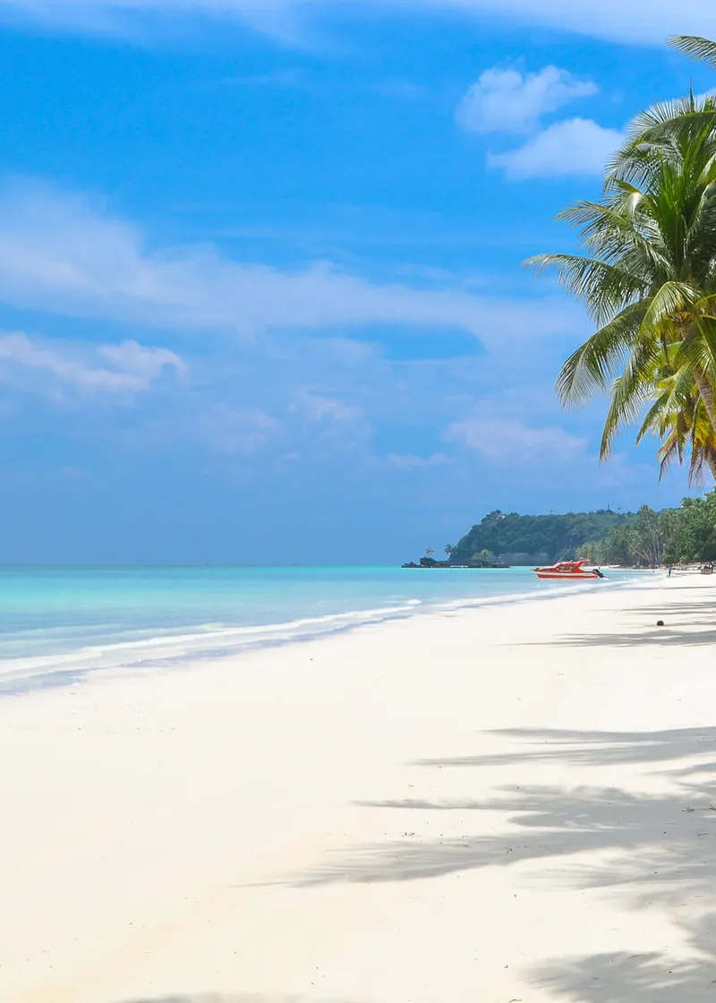 Boracay white sand beach